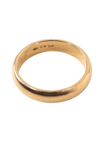 Vintage wedding ring – Italian wedding band - Image 3