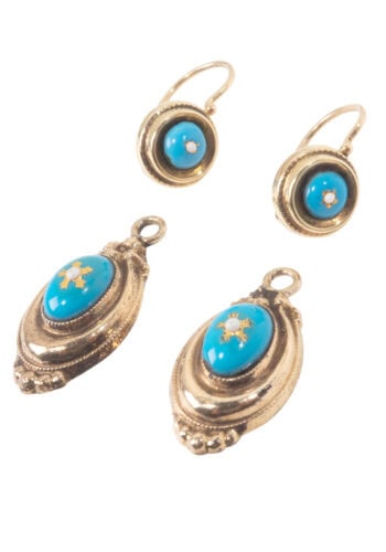 Ca. 1870 - Historicism earrings - Image 3