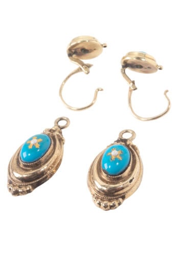 Ca. 1870 - Historicism earrings - Image 4