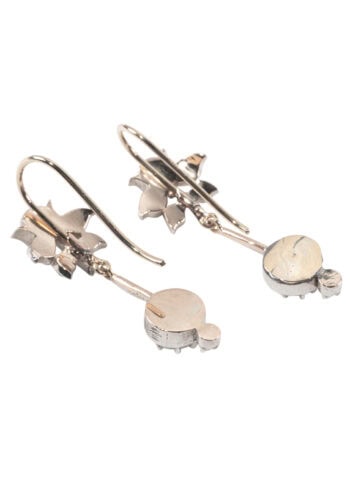 Ca. 1870 - Diamond earring - Image 3