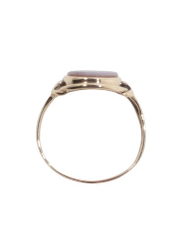 Ca. 1910 - Men's Ring/ Signet Ring in Gold, Edwardian - Image 5