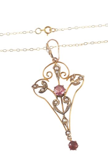 Ca. 1910 - Edwardian pendant - Image 3