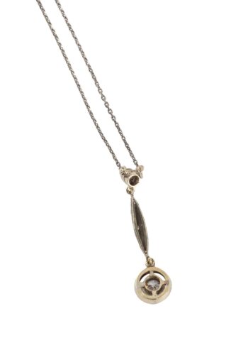 Ca. 1920 - Art Déco necklace with diamonds - Image 5