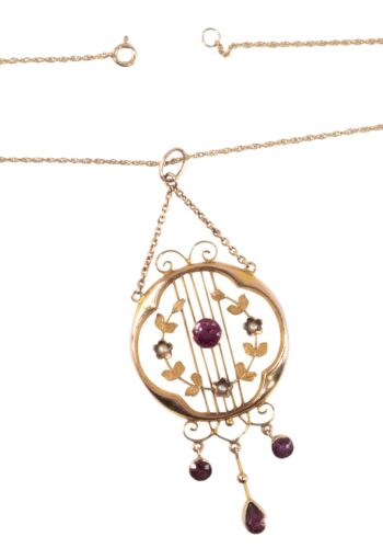 Ca. 1910 - Edwardian pendant - Image 5
