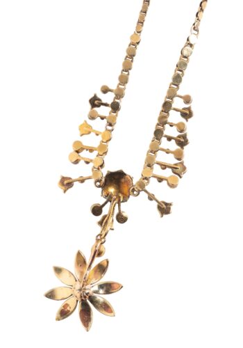 Ca. 1890 – Necklace in gold with pearls - Image 5
