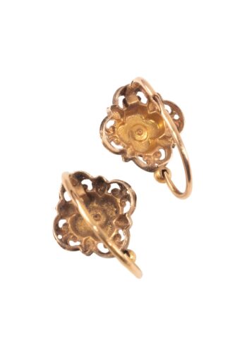 Ca. 1890 – French gold earrings - Image 4