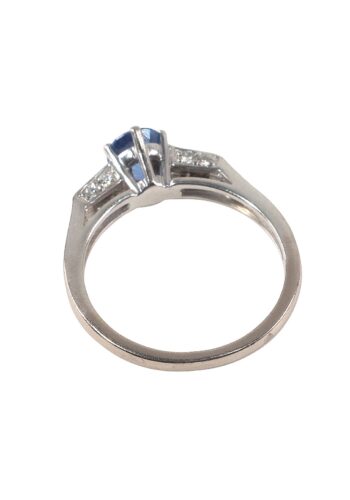 Dated 1986 – Sapphire solitaire ring - Image 4