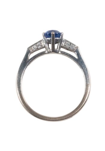 Dated 1986 – Sapphire solitaire ring - Image 5