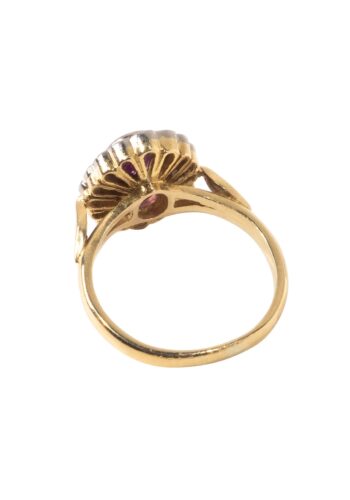 Ca. 1970 – Vintage entourage ring - Image 4
