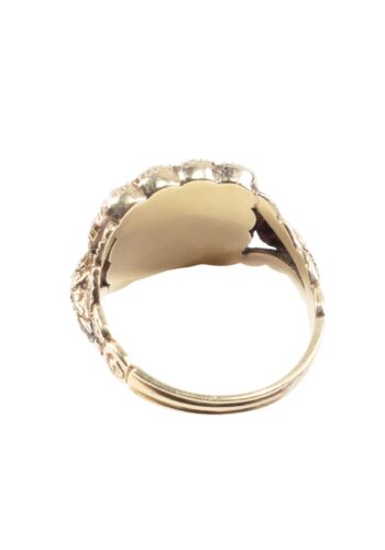 Ca. 1820 - Georgian ring garnets and pearls - Image 4