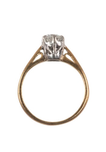 Dated 1989 – Vintage diamond solitaire ring - Image 5