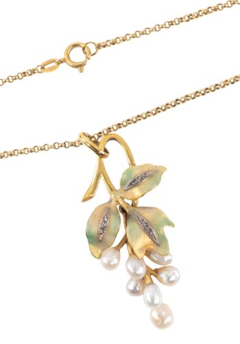 Ca. 1900 - Art Nouveau pendant - Image 3