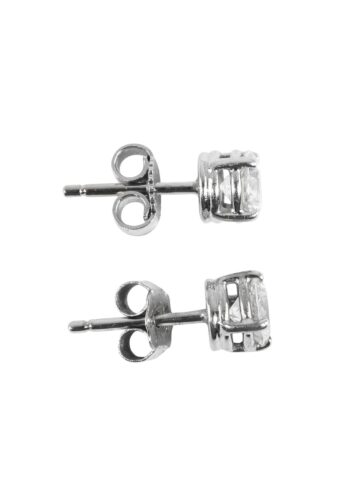 Ca. 1980 – Vintage diamond ear studs - Image 3