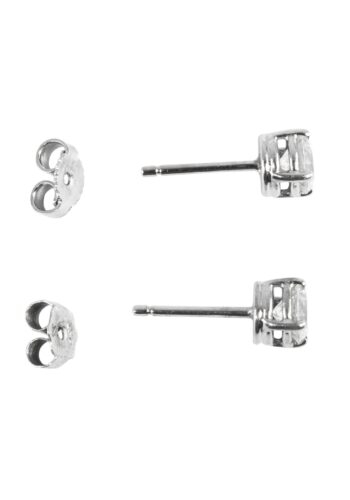 Ca. 1980 – Vintage diamond ear studs - Image 4