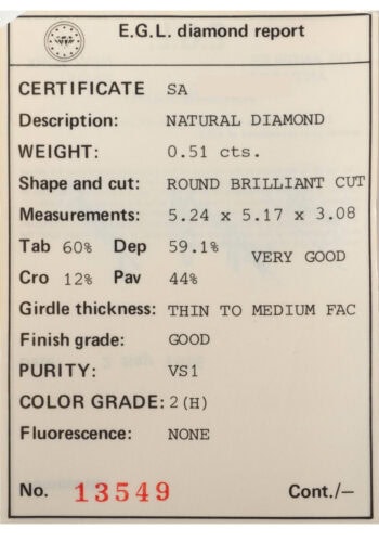 Ca. 1980 – Vintage diamond ear studs - Image 7