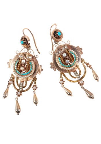 Ca. 1865 - French jewellery set - Image 7