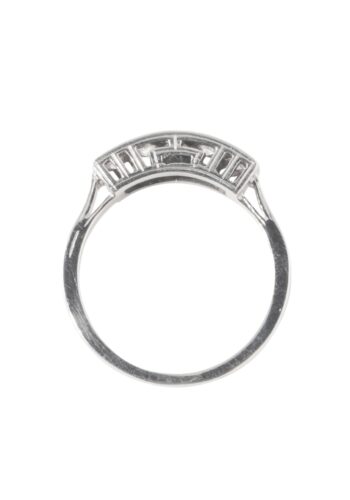 Ca. 1950 – 5 stone diamond ring - Image 5