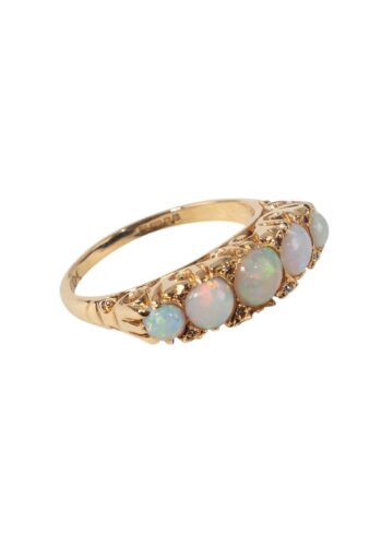 Dated 1904 – Edwardian opal ring - Image 3