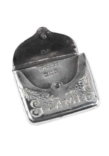 Dated 1904 – Stamp case in silver - Image 3