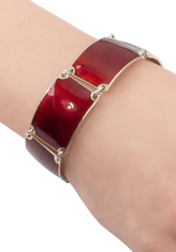 Ca. 1940 - Norwegian enamel bracelet - Image 3