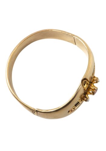 Ca. 1860 - Gold bangle - Image 4
