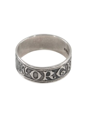 Dated 1881 – Victorian silver ring - Image 3
