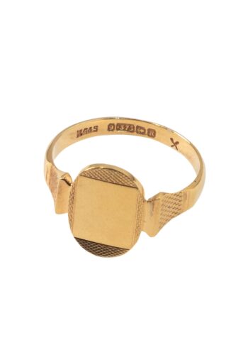 Dated 1941 – Art déco signet ring - Image 3