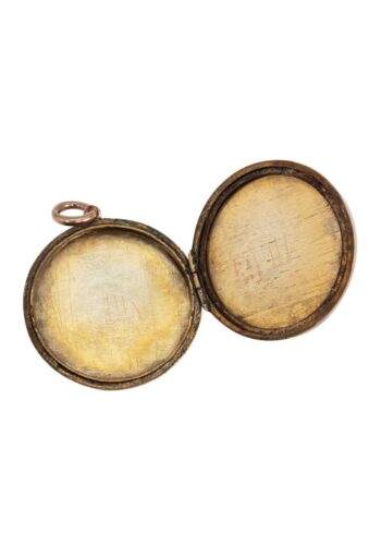 Ca. 1910 - Locket with guilloche decoration - Image 3