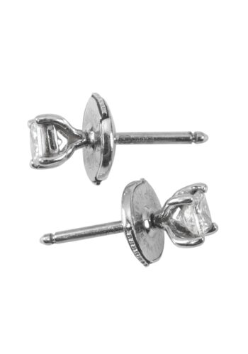Ca. 1980 - Vintage diamond stud earrings - Image 3