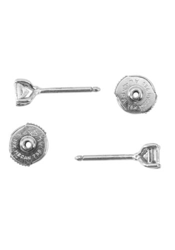 Ca. 1980 - Vintage diamond stud earrings - Image 4