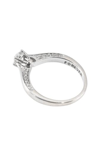 Ca. 1990 – Vintage engagement ring with diamond solitaire - Image 4