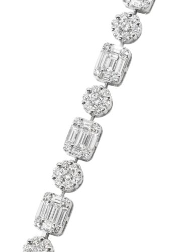 5,98 ct. Tennis bracelet in white gold - Image 4