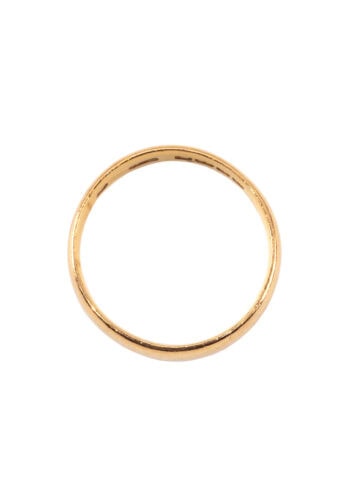 Dated 1927 – Art déco wedding band - Image 4