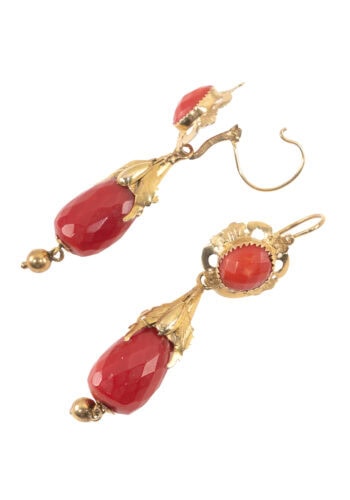 Ca. 1870 - Historicism earrings - Image 5