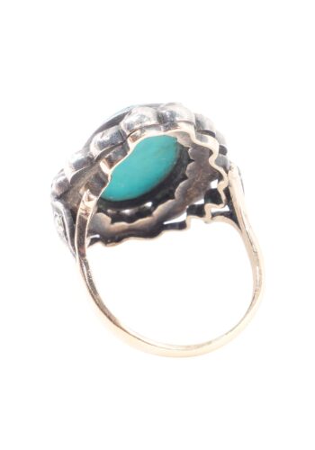 Ca. 1860 - Turquoise ring - Image 4