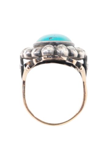 Ca. 1860 - Turquoise ring - Image 5