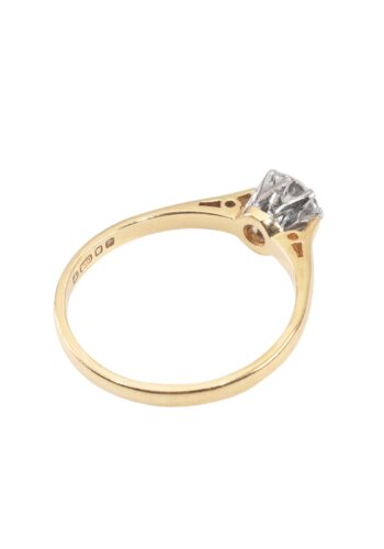 Dated 1989 – Vintage engagement ring with diamond solitaire - Image 4