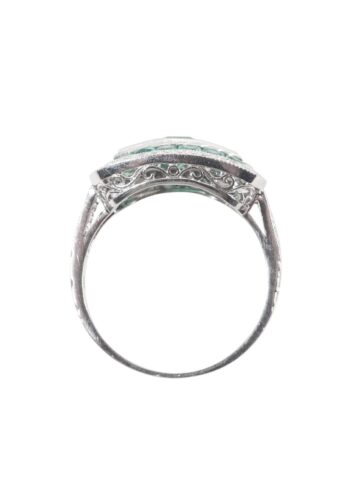 Ca. 1980 – Vinatge ring with emeralds - Image 5