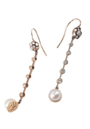 Ca. 1910 - Edwardian earrings - Image 3