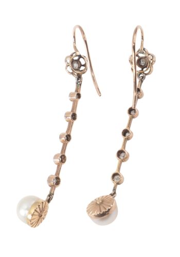 Ca. 1910 - Edwardian earrings - Image 4