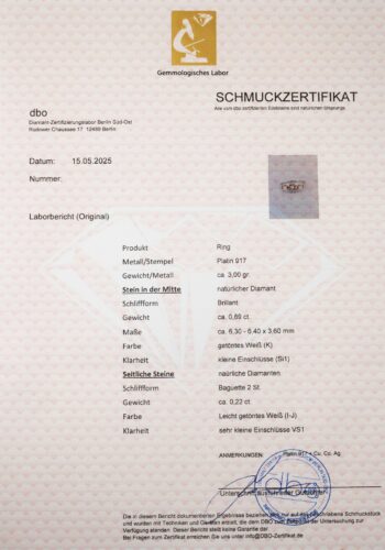 Ca. 1980 – Vintage engagement ring - Image 6