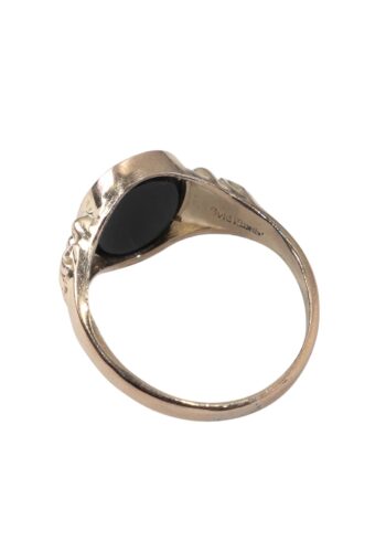 Ca. 1950 – Men´s ring/signet ring with blood jasper - Image 3