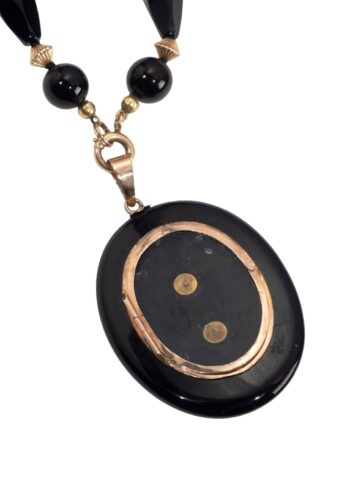 Ca. 1870 – Locket with chain - Image 5