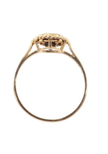 Ca. 1900 - French garnet ring - Image 5