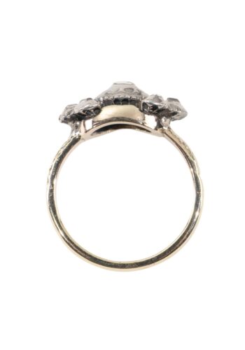 Ca. 1790/1900 – Diamond ring in silver and gold - Image 5