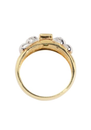 Ca. 1970 – Vintage gold ring with emerald - Image 5