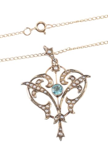 Ca. 1910 - Edwardian pendant - Image 3