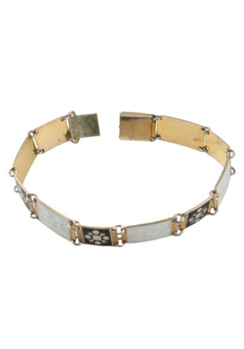 Ca. 1940 - Norwegian enamel bracelet - Image 4