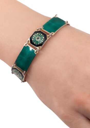 Ca. 1940 - Norwegian enamel bracelet - Image 3