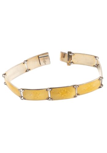 Ca. 1940 - Norwegian enamel bracelet - Image 4